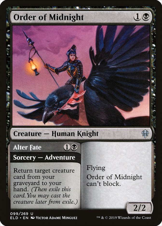 Order of Midnight // Alter Fate [Throne of Eldraine] | Devastation Store