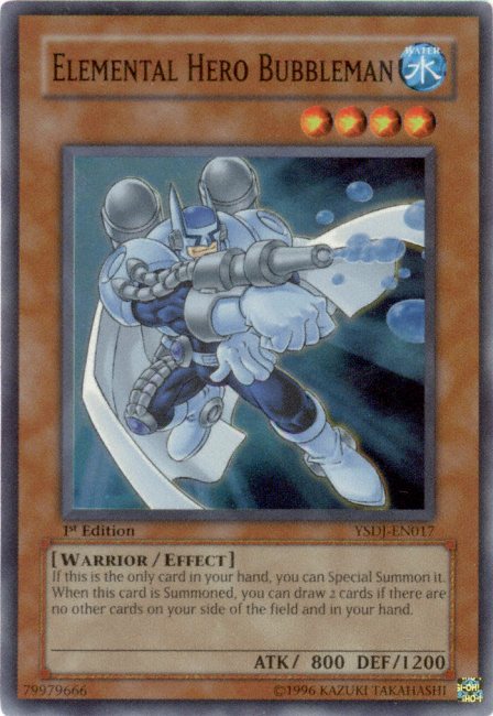 Elemental HERO Bubbleman [YSDJ-EN017] Super Rare | Devastation Store