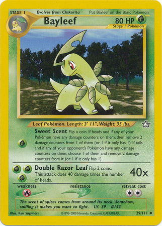 Bayleef (29/111) [Neo Genesis Unlimited] | Devastation Store