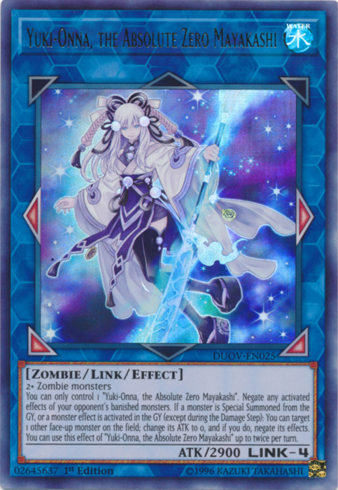 Yuki-Onna, the Absolute Zero Mayakashi [DUOV-EN025] Ultra Rare | Devastation Store