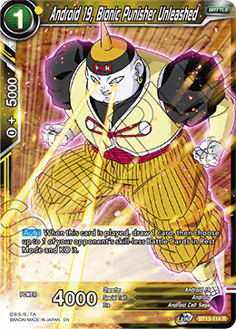 Android 19, Bionic Punisher Unleashed (Rare) [BT13-114] | Devastation Store