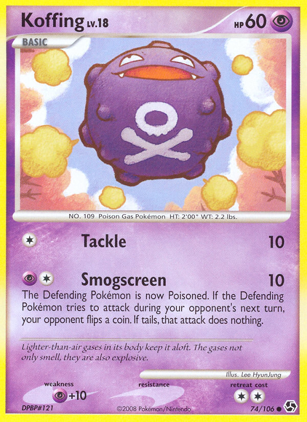 Koffing (74/106) [Diamond & Pearl: Great Encounters] | Devastation Store