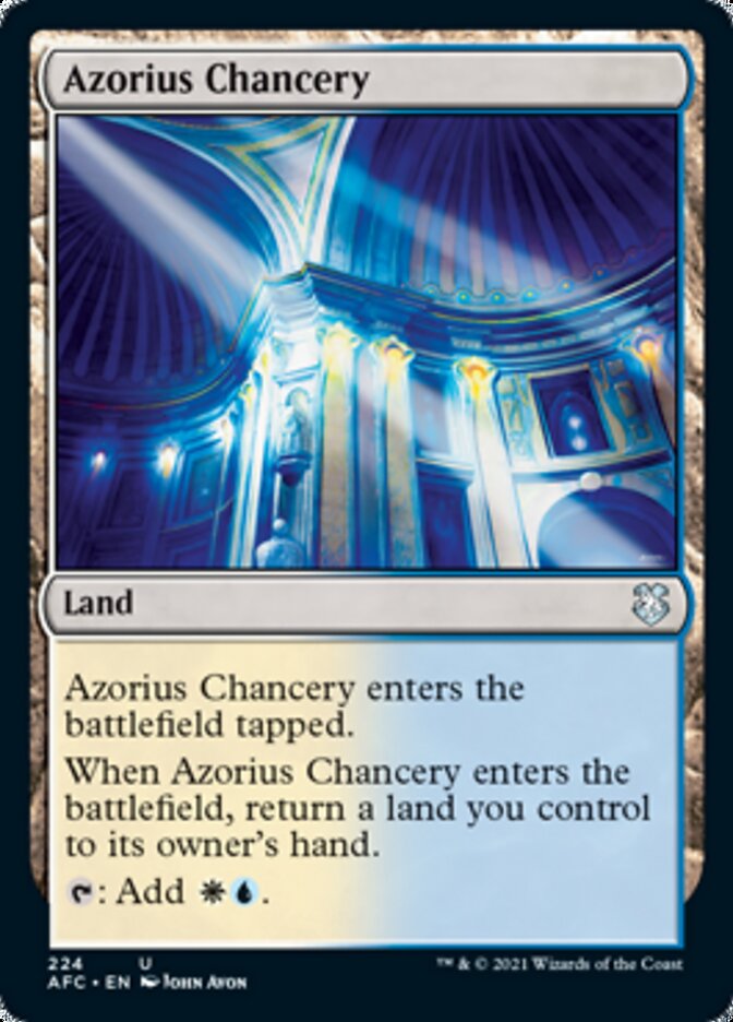 Azorius Chancery [Dungeons & Dragons: Adventures in the Forgotten Realms Commander] | Devastation Store