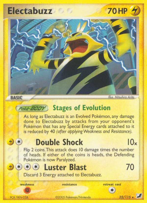 Electabuzz (22/115) [EX: Unseen Forces] | Devastation Store