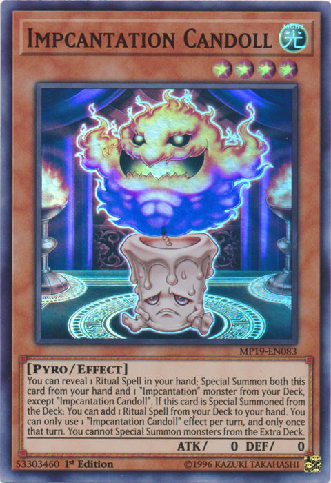 Impcantation Candoll [MP19-EN083] Super Rare | Devastation Store