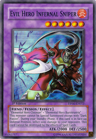 Evil Hero Infernal Sniper [DP06-EN012] Super Rare | Devastation Store