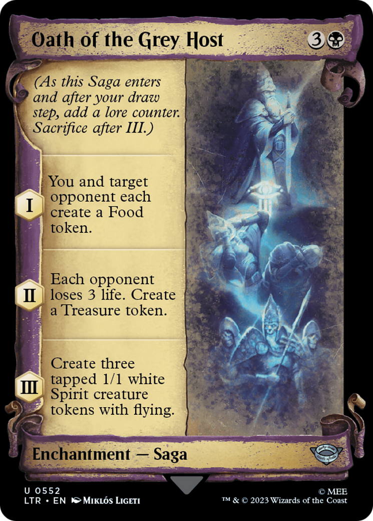 Oath of the Grey Host [The Lord of the Rings: Tales of Middle-Earth Showcase Scrolls] | Devastation Store