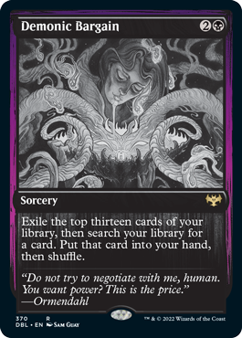 Demonic Bargain [Innistrad: Double Feature] | Devastation Store