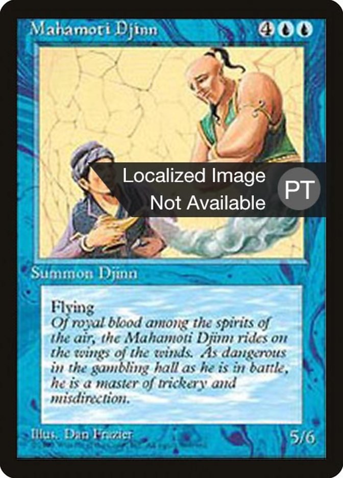 Mahamoti Djinn [Fourth Edition (Foreign Black Border)] | Devastation Store