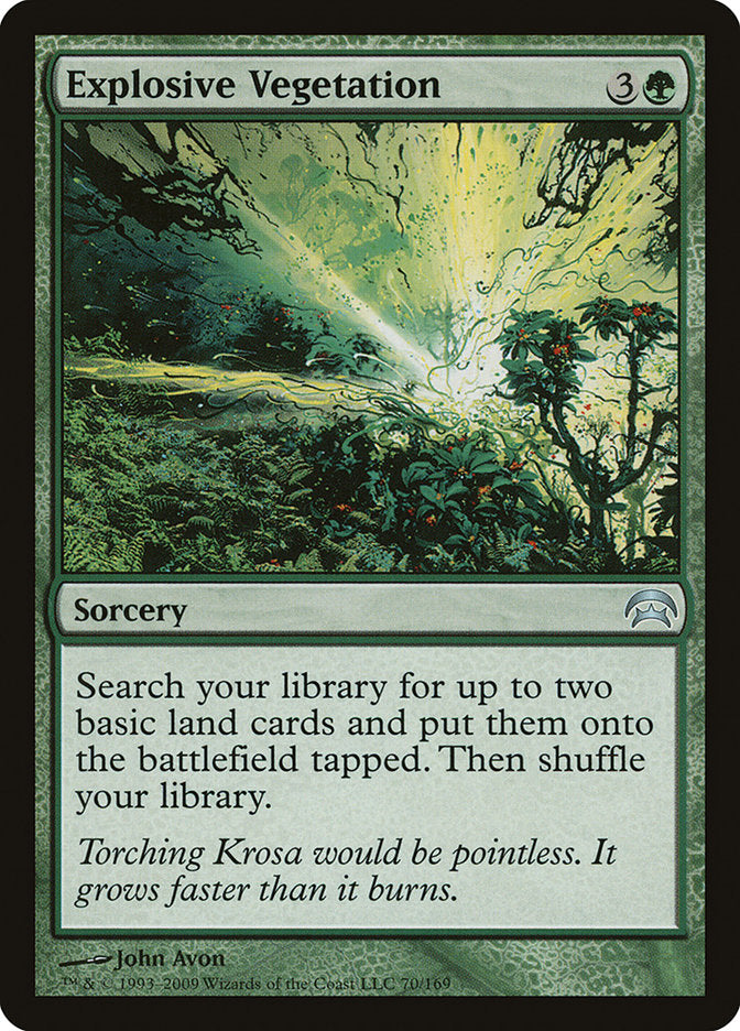 Explosive Vegetation [Planechase] | Devastation Store