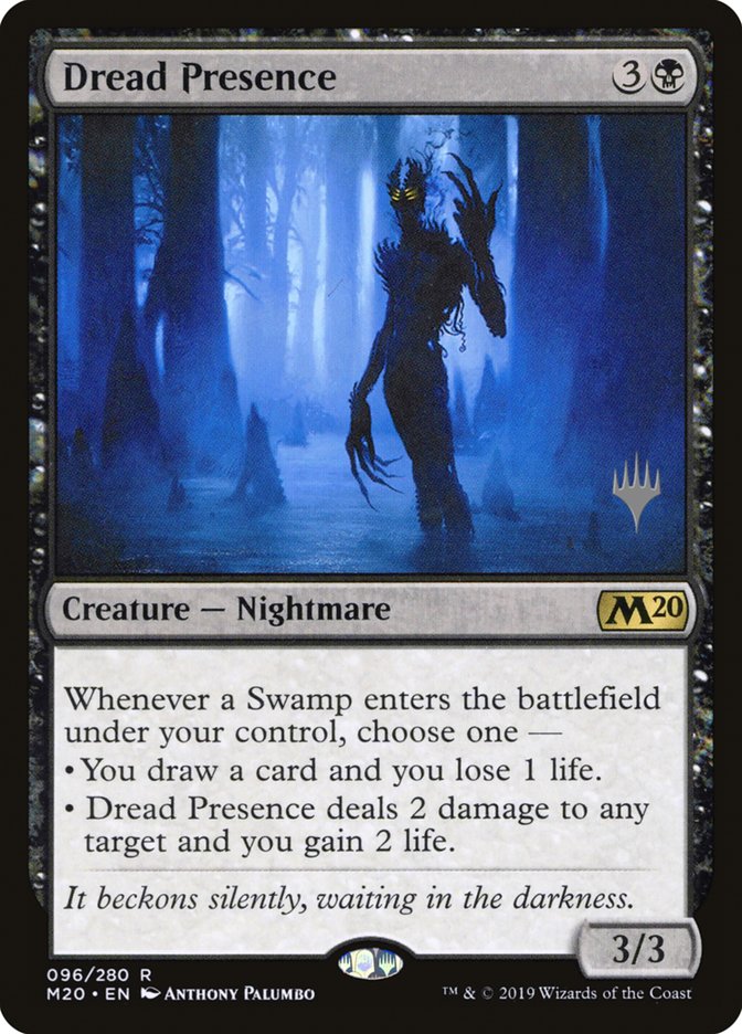 Dread Presence (Promo Pack) [Core Set 2020 Promos] | Devastation Store
