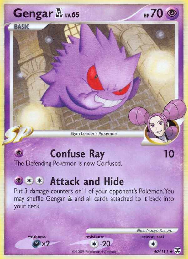 Gengar GL (40/111) [Platinum: Rising Rivals] | Devastation Store