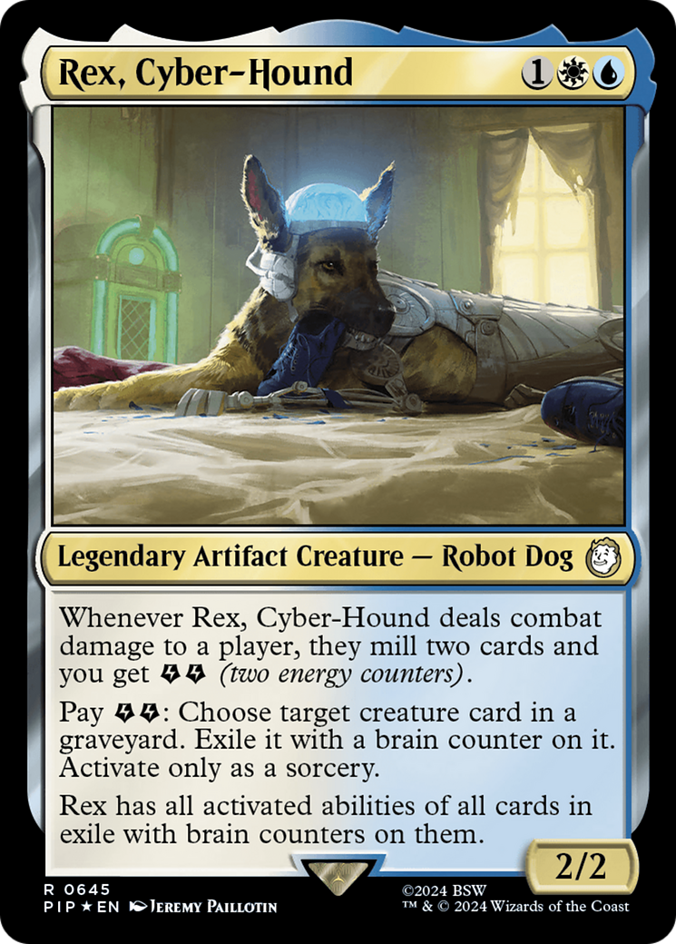 Rex, Cyber-Hound (Surge Foil) [Fallout] | Devastation Store