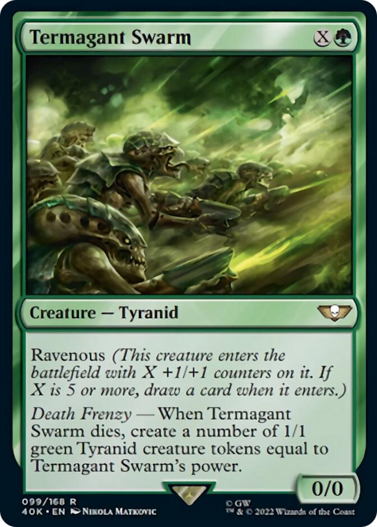Termagant Swarm (Surge Foil) [Universes Beyond: Warhammer 40,000] | Devastation Store