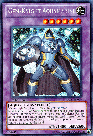 Gem-Knight Aquamarine [HA05-EN020] Secret Rare | Devastation Store
