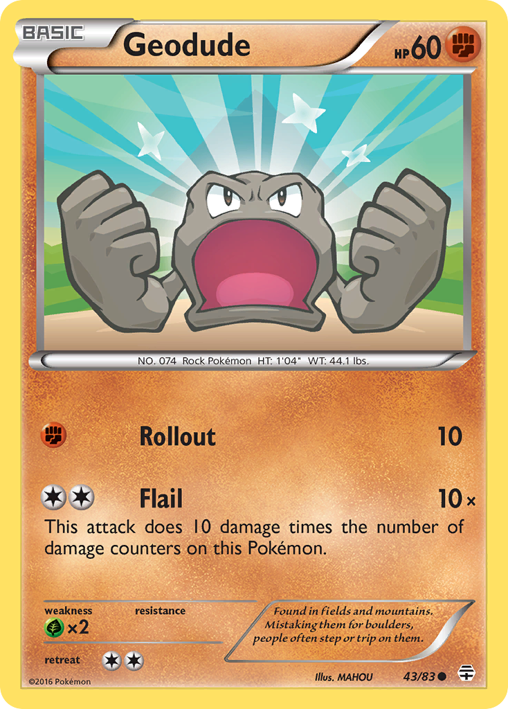 Geodude (43/83) [XY: Generations] | Devastation Store