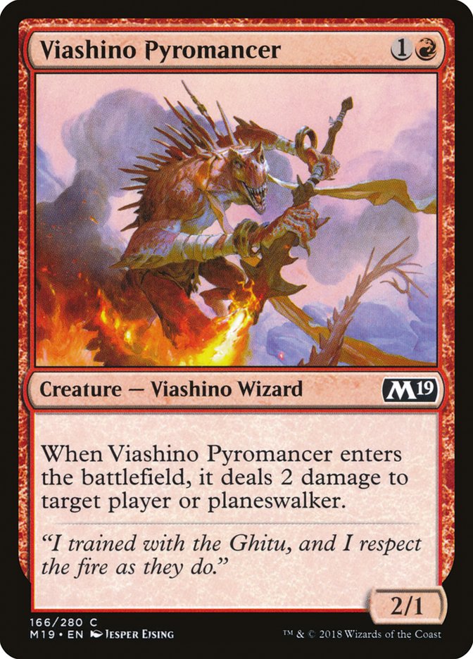 Viashino Pyromancer [Core Set 2019] | Devastation Store