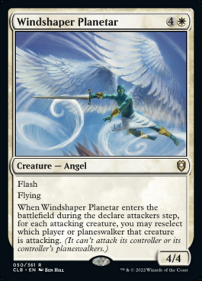Windshaper Planetar [Commander Legends: Battle for Baldur's Gate] | Devastation Store