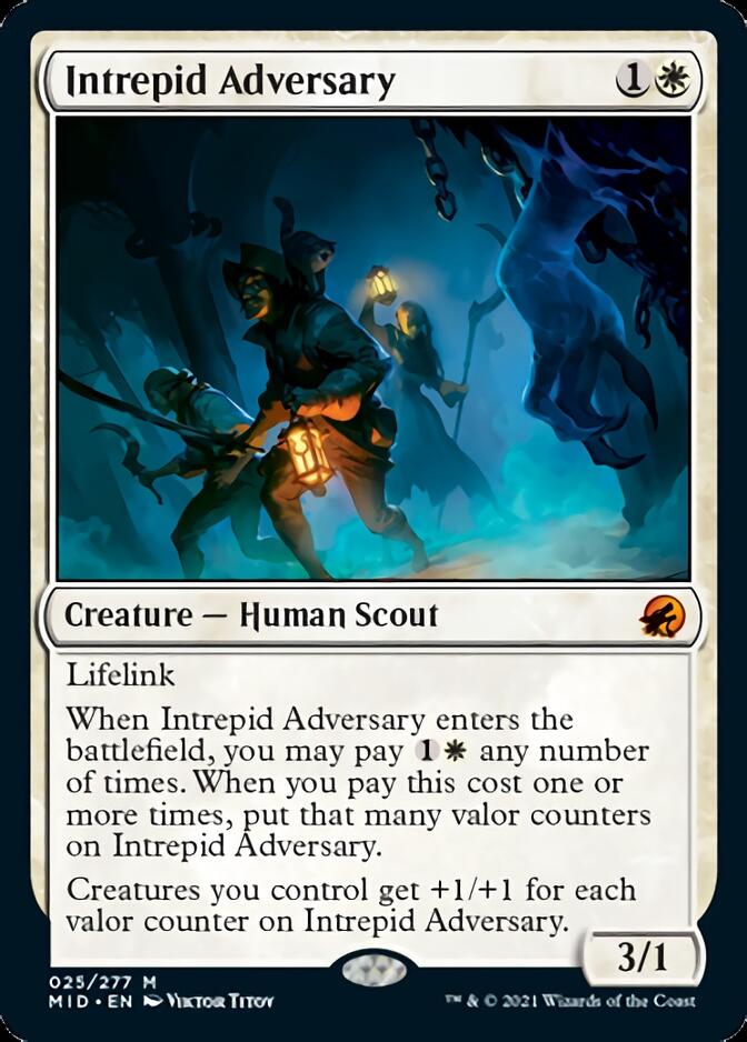 Intrepid Adversary [Innistrad: Midnight Hunt] | Devastation Store