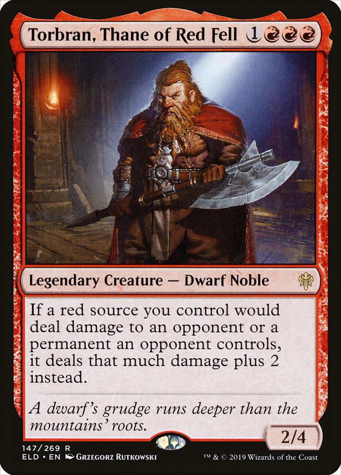 Torbran, Thane of Red Fell [Throne of Eldraine] | Devastation Store