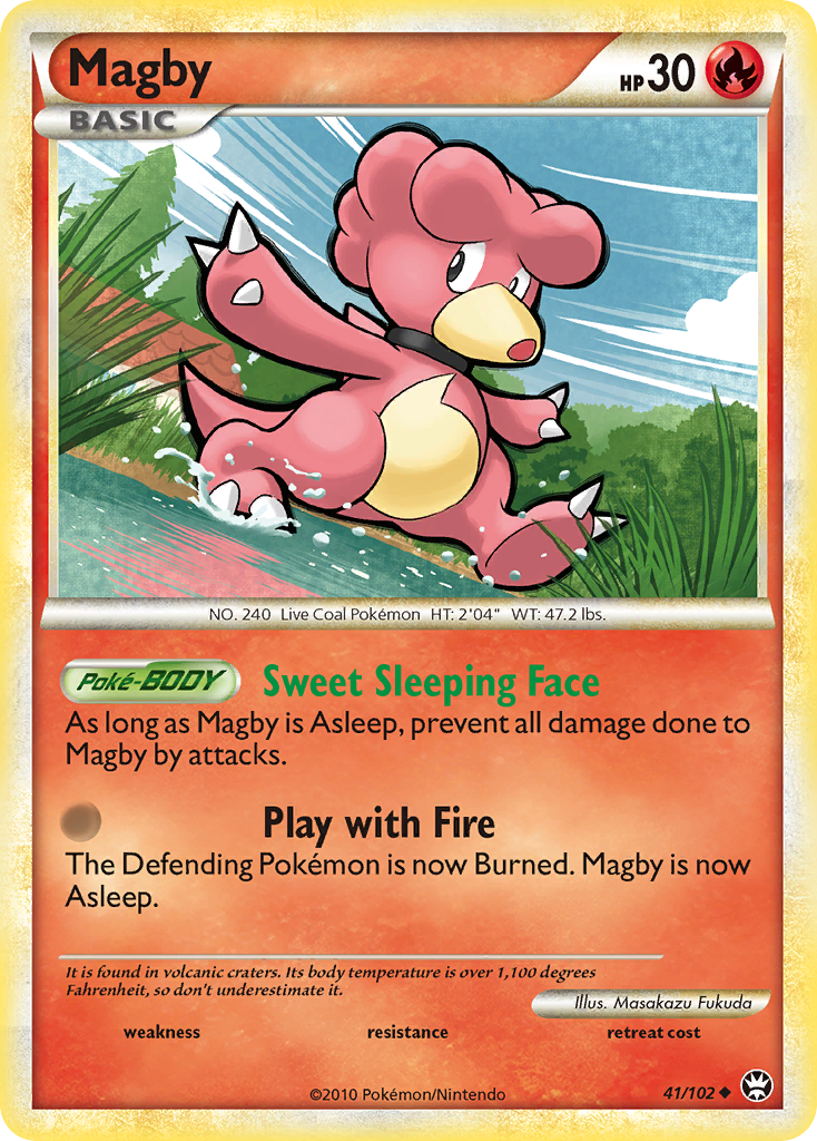 Magby (41/102) [HeartGold & SoulSilver: Triumphant] | Devastation Store