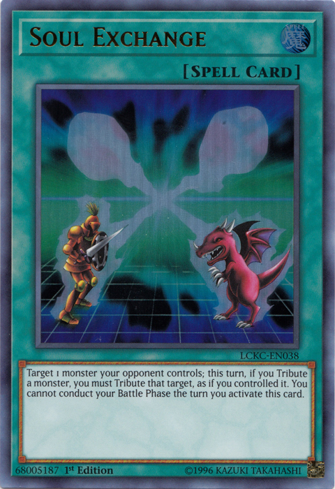 yugioh card soul exchange GLD4 this turn YU-GI-OH! - Soul Exchange (SDBE-EN030)