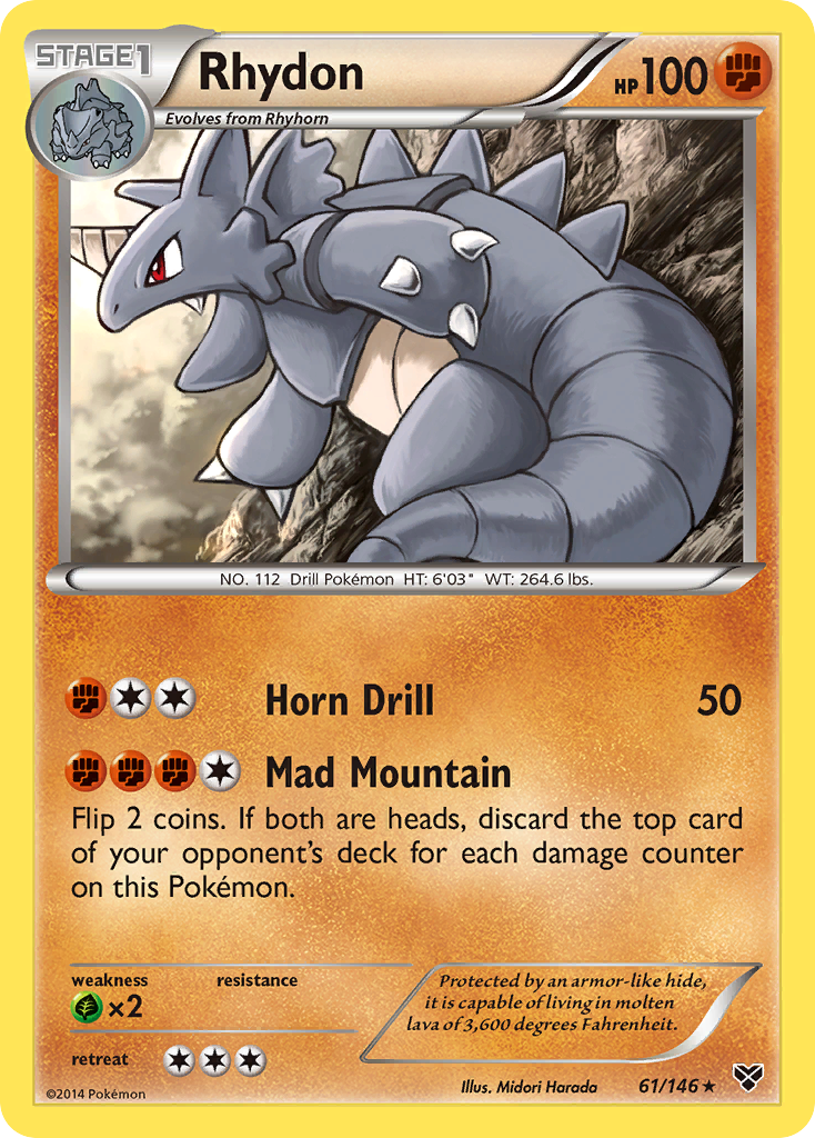 Rhydon (61/146) [XY: Base Set] | Devastation Store