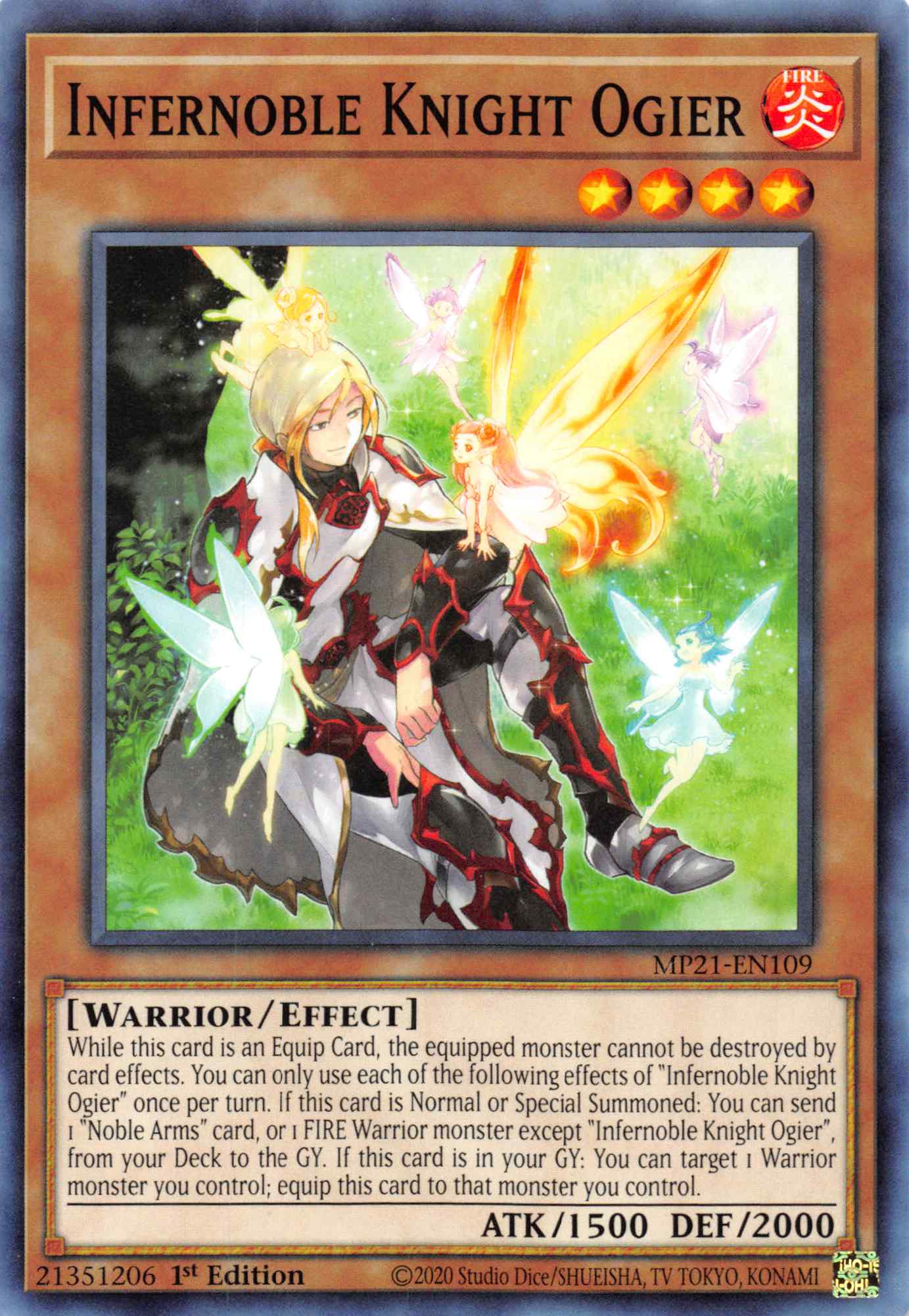 Infernoble Knight Ogier [MP21-EN109] Common | Devastation Store