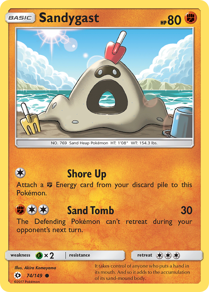 Sandygast (74/149) [Sun & Moon: Base Set] | Devastation Store