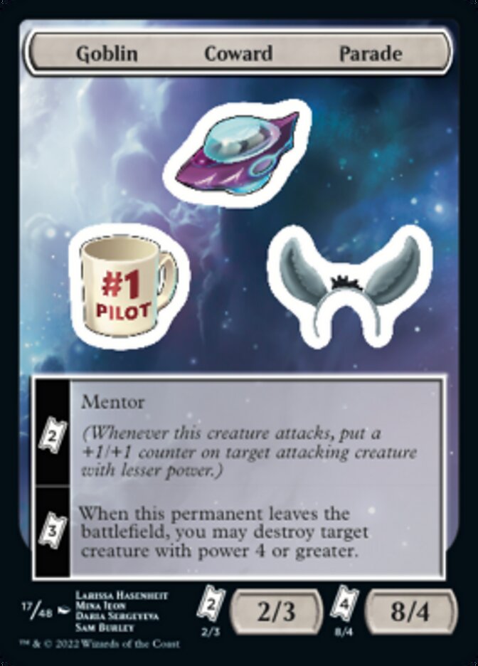 Goblin Coward Parade [Unfinity Stickers] | Devastation Store