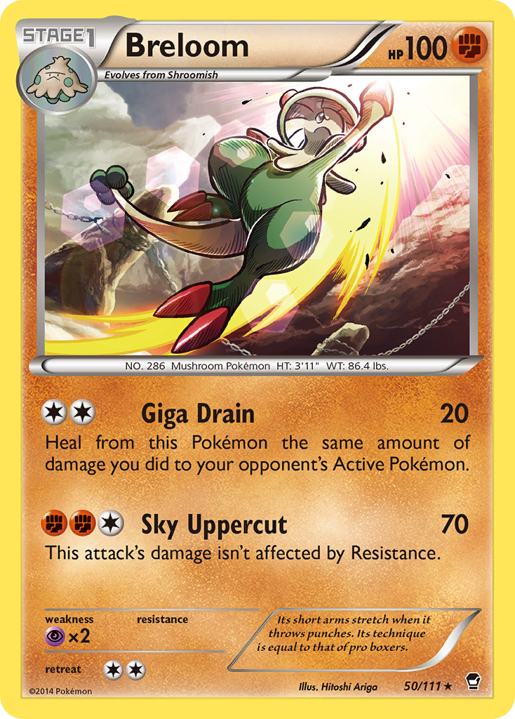 Breloom (50/111) [XY: Furious Fists] | Devastation Store