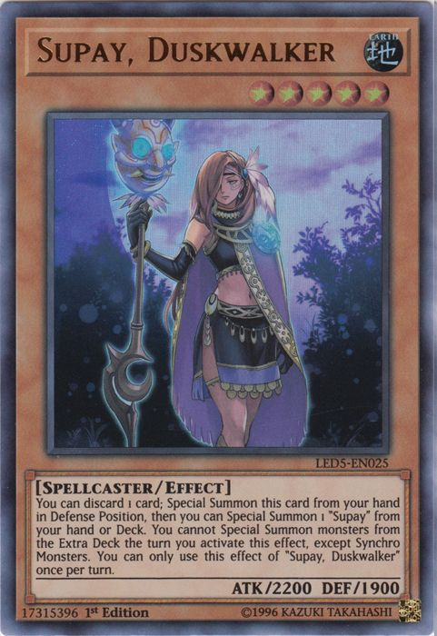 Supay, Duskwalker [LED5-EN025] Ultra Rare | Devastation Store