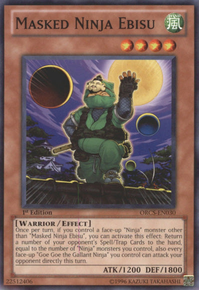 Masked Ninja Ebisu [ORCS-EN030] Common | Devastation Store