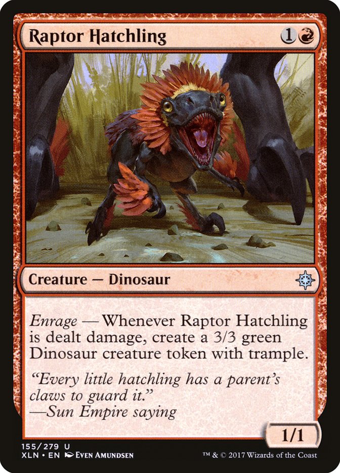 Raptor Hatchling [Ixalan] - Devastation Store | Devastation Store