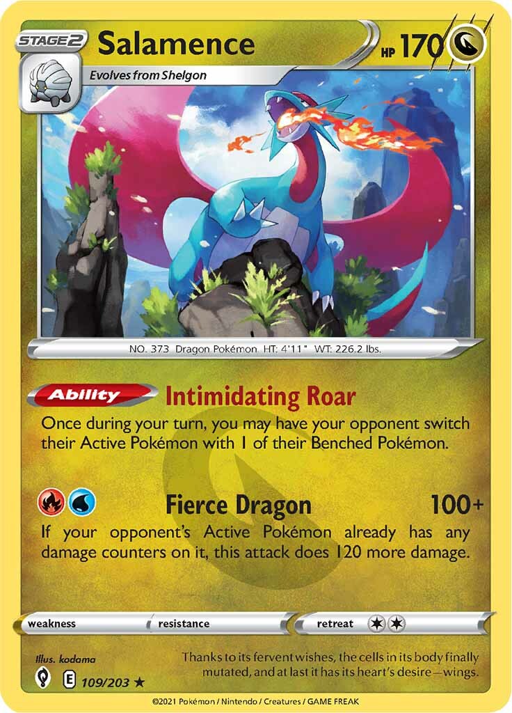 Salamence (109/203) [Sword & Shield: Evolving Skies] | Devastation Store