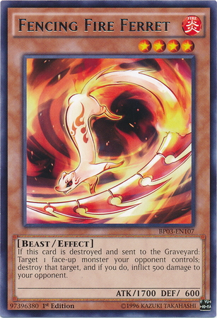 Fencing Fire Ferret [BP03-EN107] Rare | Devastation Store