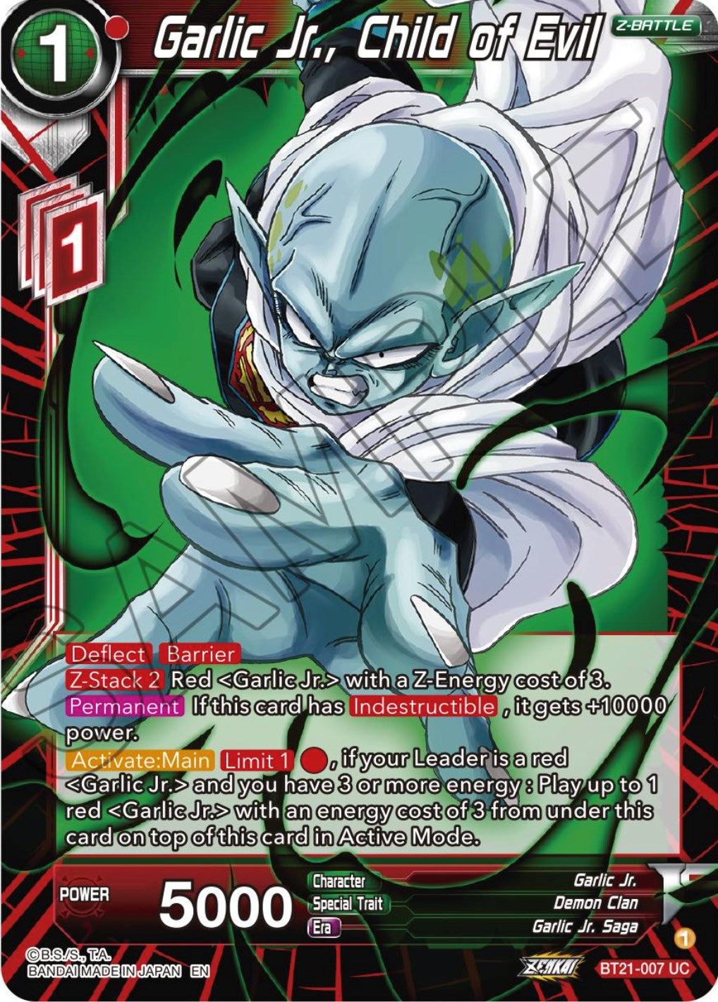 Garlic Jr., Child of Evil (BT21-007) [Wild Resurgence] | Devastation Store