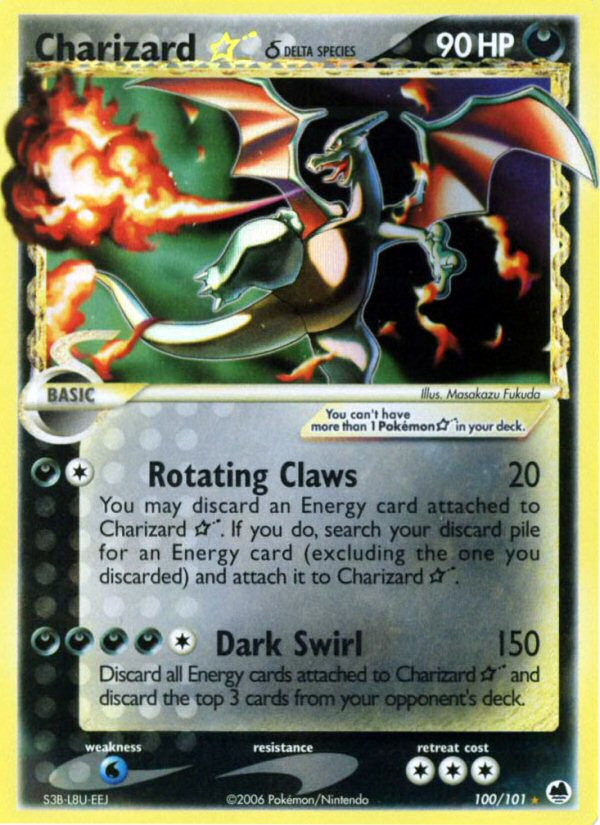 Charizard Star (100/101) (Delta Species) [EX: Dragon Frontiers] | Devastation Store