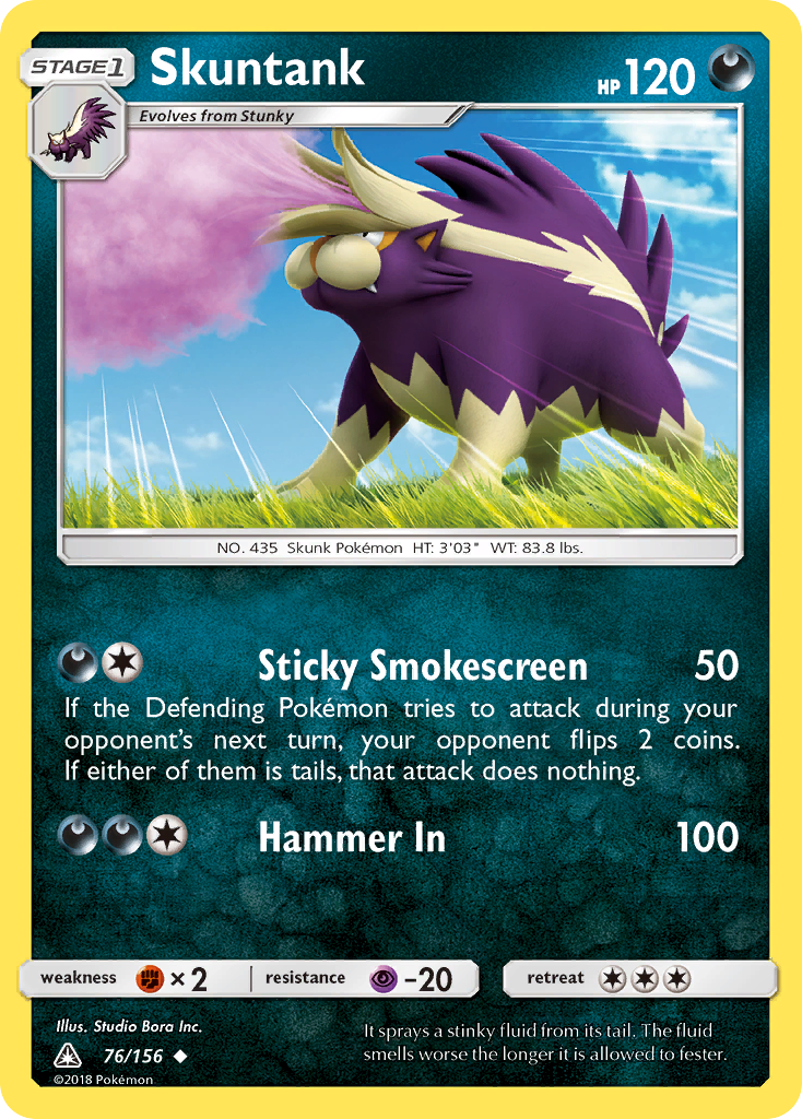 Skuntank (76/156) [Sun & Moon: Ultra Prism] | Devastation Store