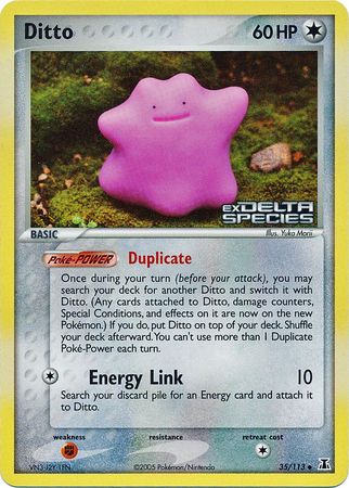 Ditto (35/113) (Stamped) [EX: Delta Species] | Devastation Store