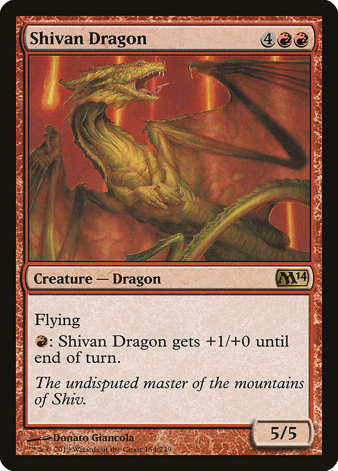 Shivan Dragon [Magic 2014] - Devastation Store | Devastation Store