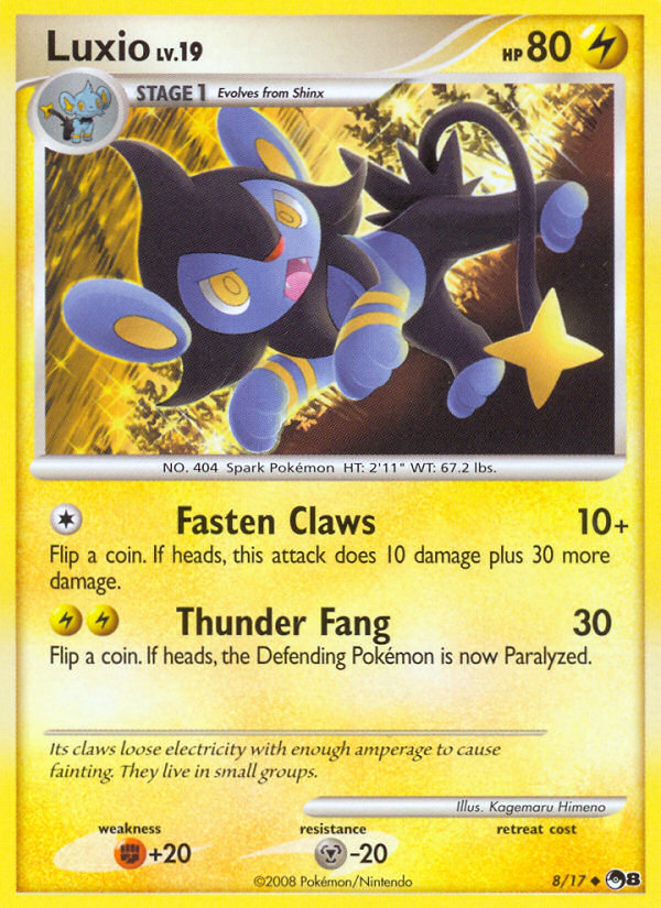 Luxio (8/17) [POP Series 8] | Devastation Store