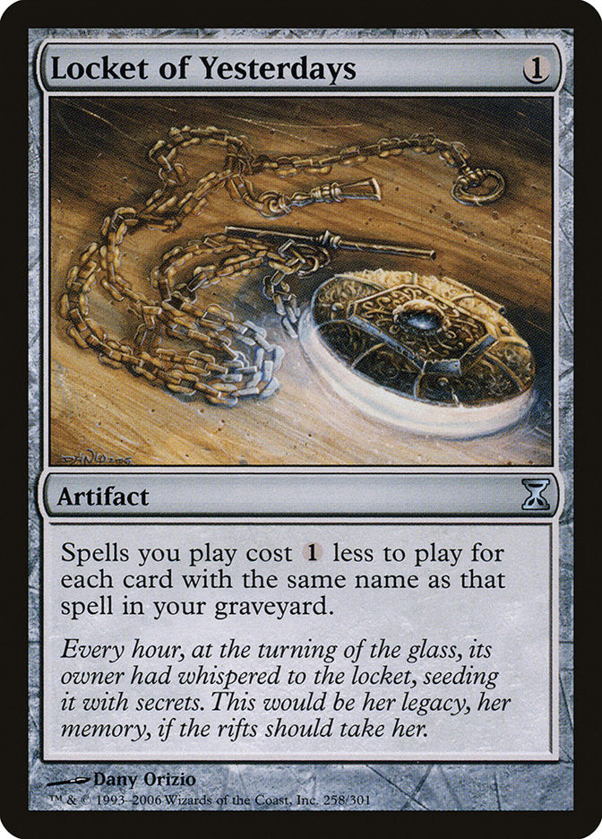 Locket of Yesterdays [Time Spiral] | Devastation Store