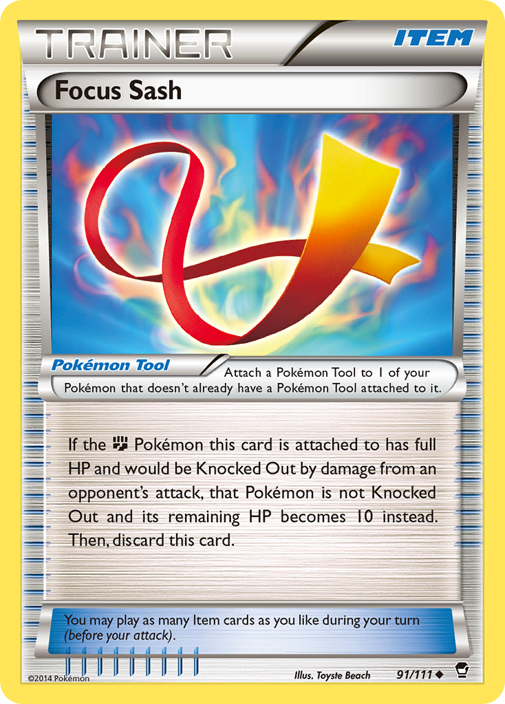 Focus Sash (91/111) [XY: Furious Fists] | Devastation Store