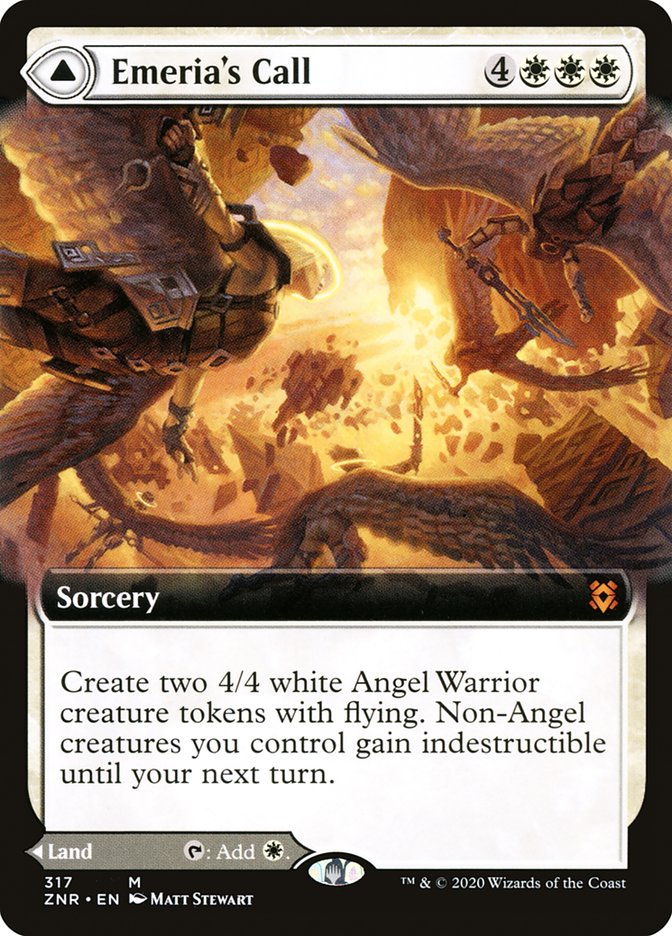 Emeria's Call // Emeria, Shattered Skyclave (Extended) [Zendikar Rising] | Devastation Store
