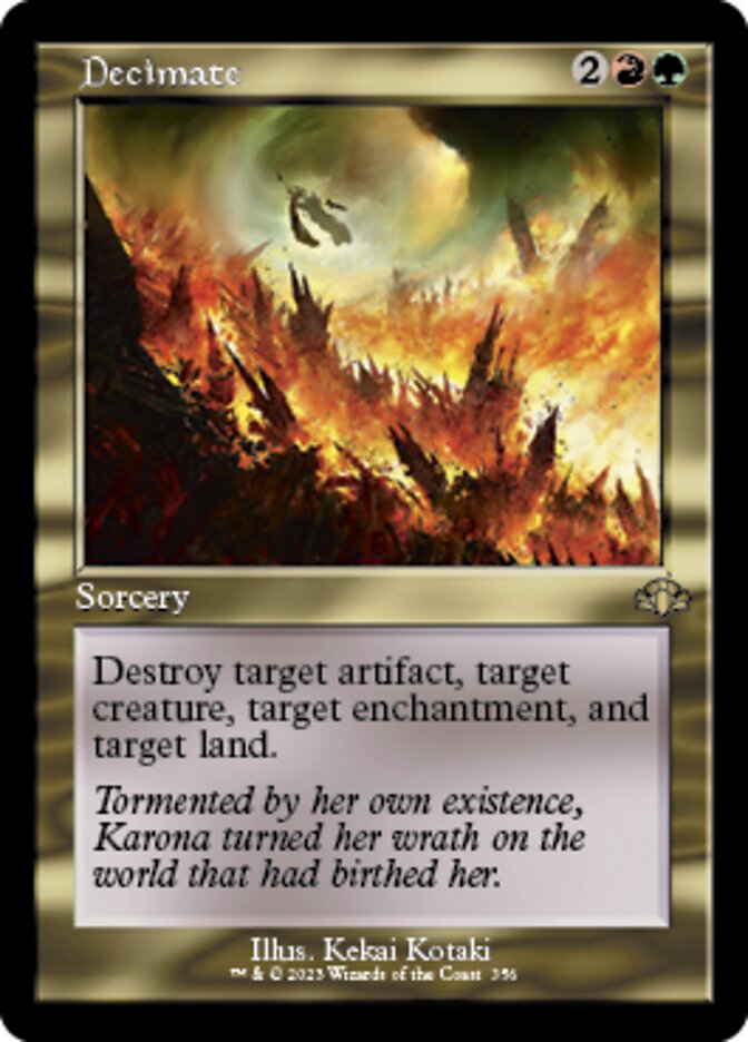 Decimate (Retro) [Dominaria Remastered] | Devastation Store
