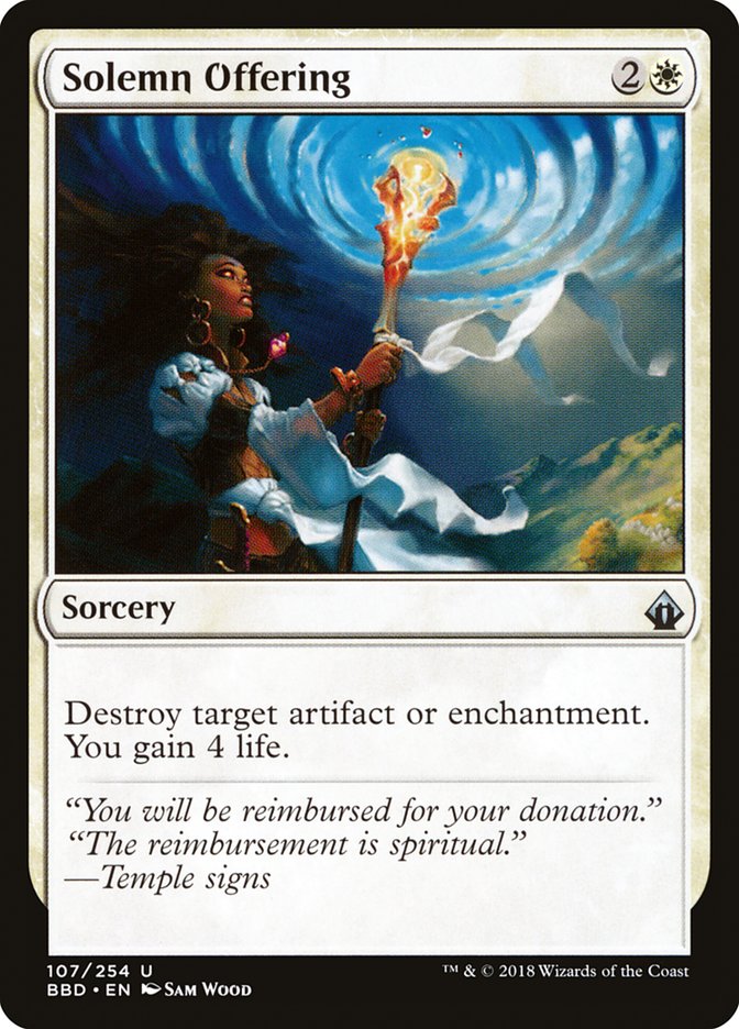 Solemn Offering [Battlebond] | Devastation Store