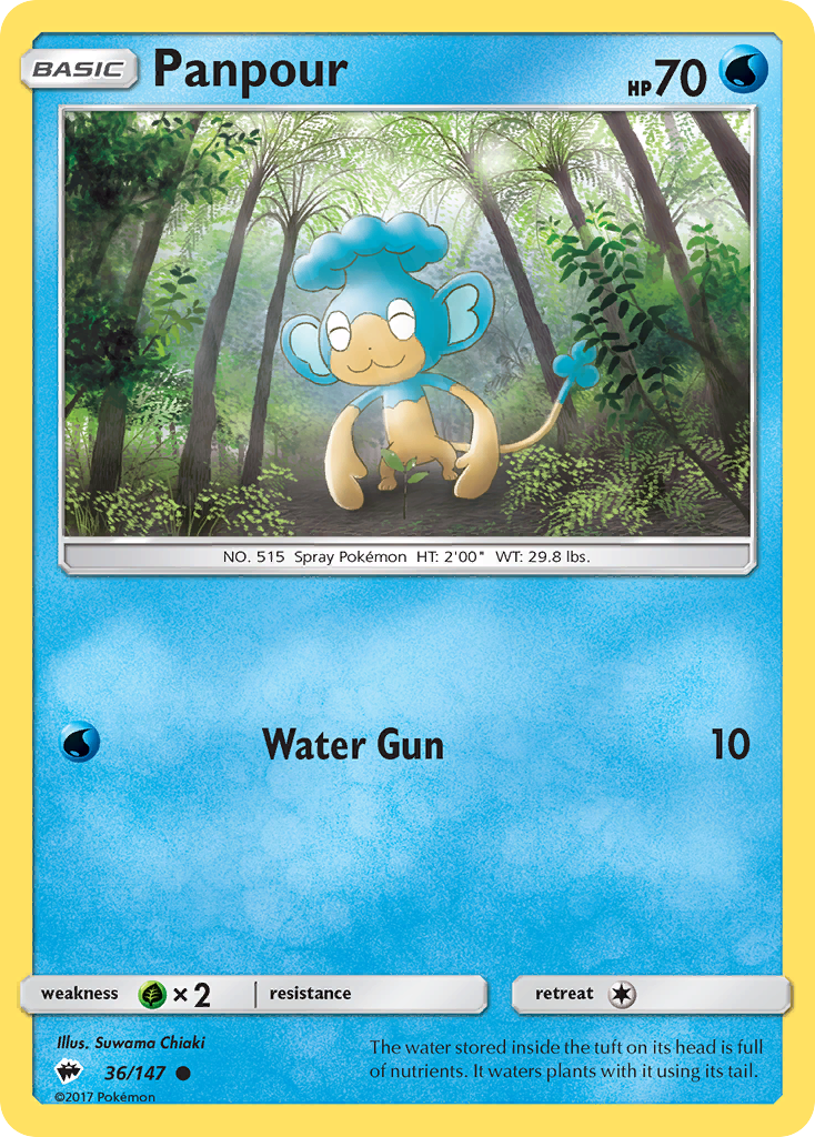 Panpour (36/147) [Sun & Moon: Burning Shadows] | Devastation Store