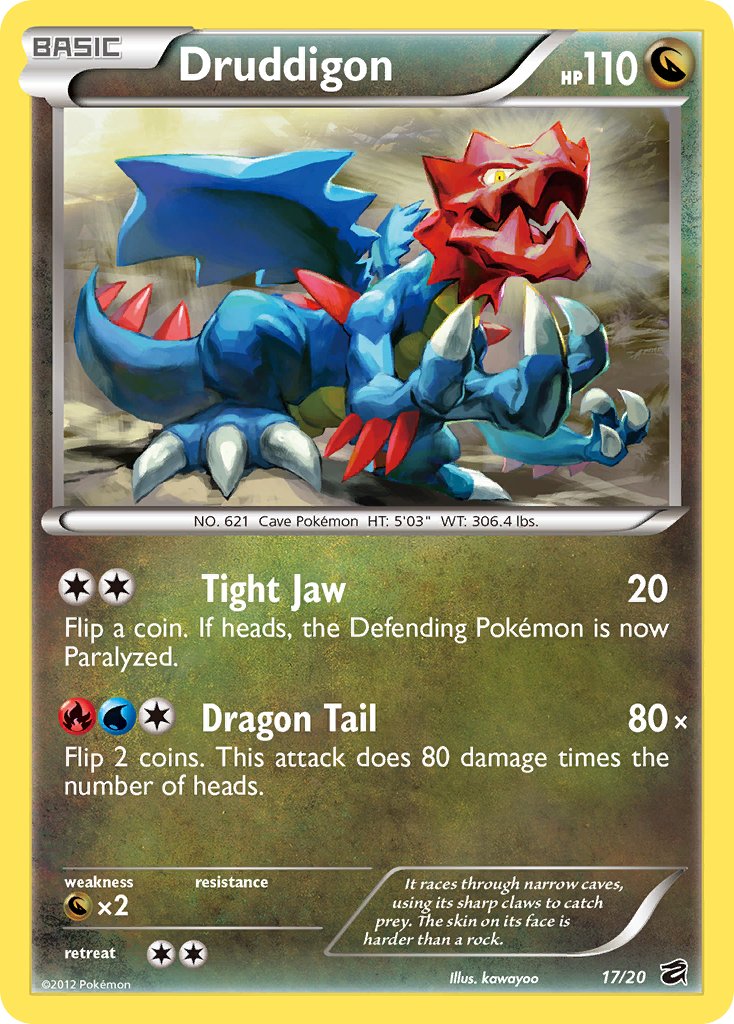 Druddigon (17/20) (Blister Exclusive) [Black & White: Dragon Vault] | Devastation Store
