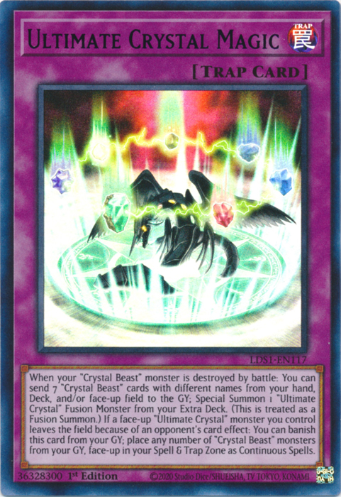 Ultimate Crystal Magic (Blue) [LDS1-EN117] Ultra Rare | Devastation Store